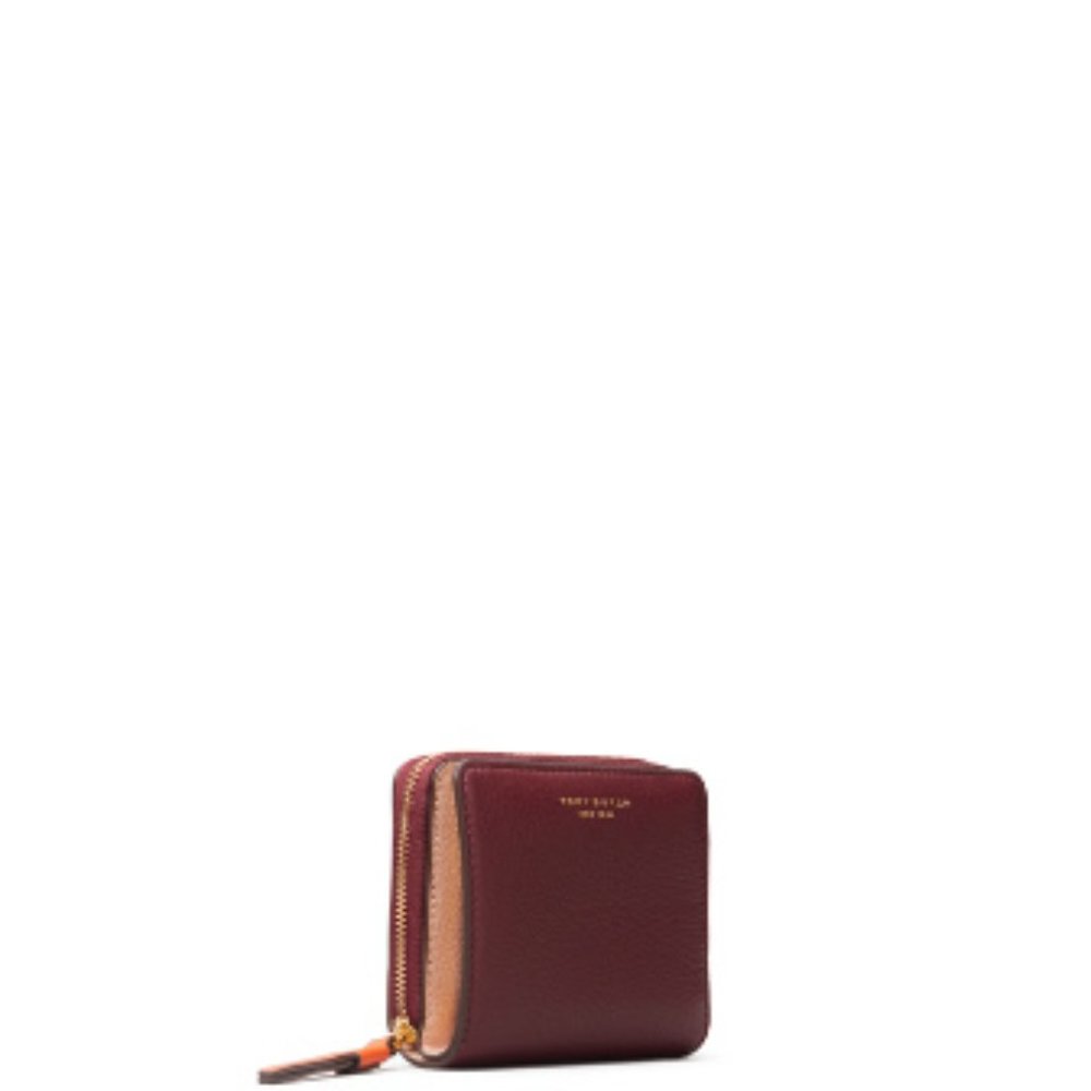 NEW. Tory Burch Perry Color-Block Medium Wallet